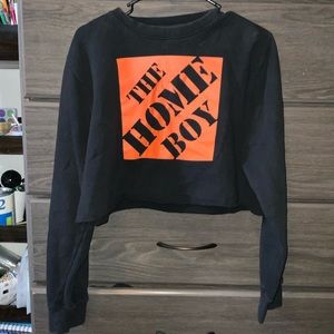 Cropped sweatshirt